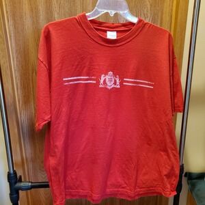 T Shirt size XXL Gilden Activewear design crown with 2 Lions short sleeve heavyw